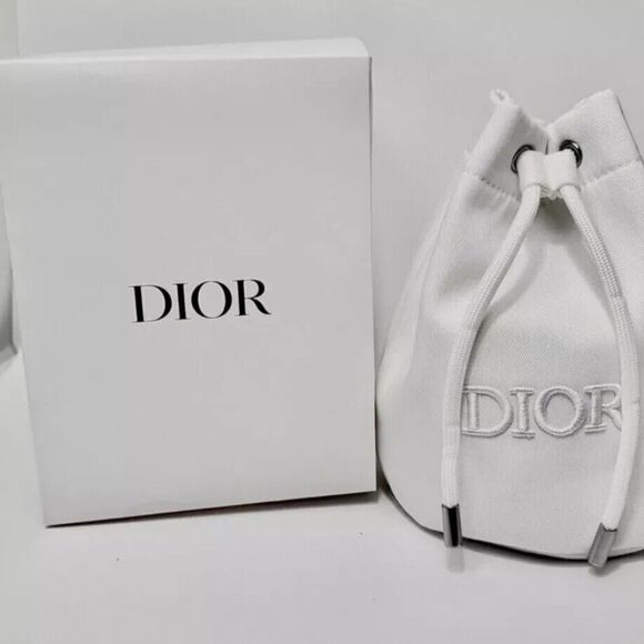 Dior Handbags - Christian Dior white mini bucket bag New in Box $510